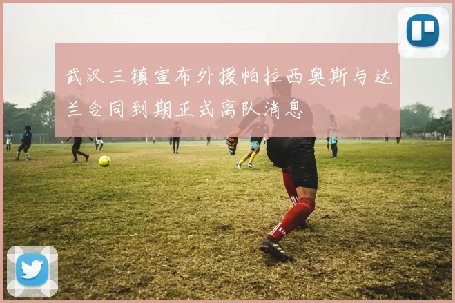 武汉三镇宣布外援帕拉西奥斯与达兰合同到期正式离队消息