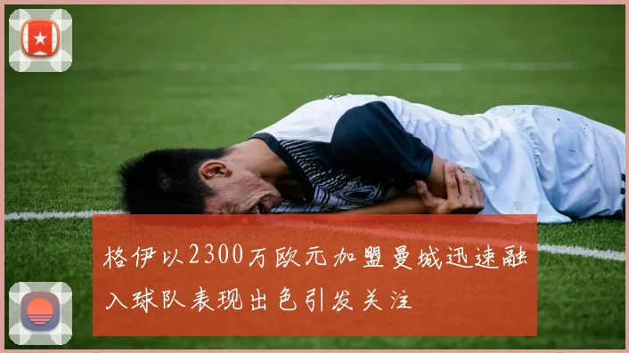 格伊以2300万欧元加盟曼城迅速融入球队表现出色引发关注
